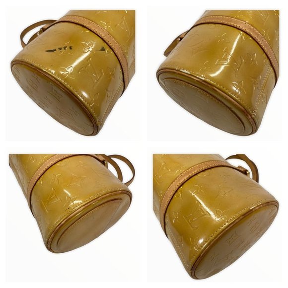 LOUIS VUITTON BEDFORD BEIGE VERNIS YELLOW 874125 - Picture 3 of 13